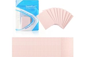Sumifun Moleskin Blister Tape para pies - 50 hojas de almohadillas de molesquín para ampollas, prevención de ampollas en los pies, reducción del dolor por fricción - Rosa claro