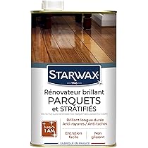 STARWAX - Protezione lucida per pavimenti in parquet e laminato - Protegge, lucida e nasconde i graffi - antimacchia e antiusura - 5L - Fino a 150 m²