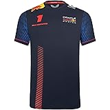 Red Bull Oracle Racing Official Teamline Max Verstappen T-Shirt, Herren - Original Merchandise