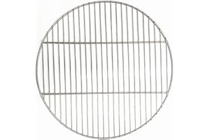 FYANGWAKEJ Bbq Grill Rack Round Stainless Mesh Non Stick Reusable Fire Pit Grate Barbecue Cooking Grill Bbq Tools Accessories (Diameter 42cm)