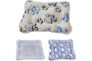 ZYEKIU 3 Pezzi Letto in Peluche per Piccoli Animali, Cuccia per Gatti Morbido e Confortevole, Caldo Letto per Porcellini D'india, Cuccia Pelosa per Cani per Porcellini d'India, Conigli (Tipo B)