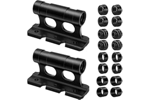 DELISOULS 2 Stück Gabelhalterung Fahrrad, Vielseitiger Bike Block Gabelhalterung Auto Fahrrad Dachträger Gabelhalterung, Fahrradgabelhalterung Tragbar Mit 8 Paare Seitenabdeckungen M5/M12/M15x100mm M15x110mm