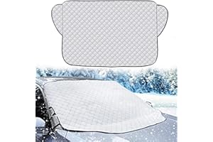 RAKIUTY Copertura per Parabrezza Auto,Pieghevole Copri Parabrezza per Auto Inverno,Copertura Antipolvere,Telo Antighiaccio,Telo Copriauto per Inverno e Estate,Contro Neve,Ghiaccio,Gelo,Antigelo,UV,140x95cm