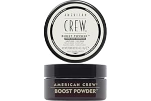 American Crew - Boost Powder - Poudre Coiffante Homme Volumisante - Produit Coiffant Finition Mate - Tous Types de Cheveux - Produit Cheveux Formule Professionnelle - 10g