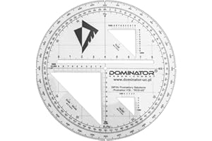 DOMINATOR URBAN COMBAT Rapporteur d'angle militaire tactique - Protracteur de cartes BW avec différentes échelles et échelles de distance V10