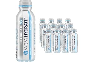 WOWBOXME Wow Hydrate Electrolyte Pro Blue Raspberry 12 x 500ml Bottles | 10g Protein per bottle