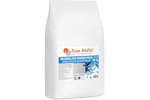 Tecno Prodist Tecno Glass IONIZED Pool (Sac 10 kg) Ionised Filter Glass for Swimming Pools, Great Durability and Resistance, Freshwater and Salt Water Treatment Systems, Grit 0.5-1 mm