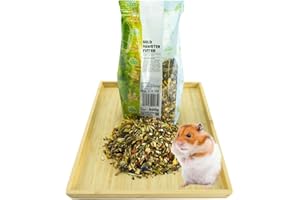 Getzoo Karma dla chomików złotych 500 g I naturorowana i zrównoważona I Duży wybór pierwotnych zbóż, w zestawie owoce i warzywa, wysokiej jakości źródła białka, bez białka wodnego