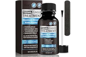 ELIISKINN Nail Fungus Treatment - Extra Strong Formula for Toenail and Fingernail. Repair and Strengthening Solution - Fix and Renew Damaged Nails