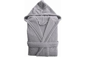 BOSKIMO - Albornoz Unisex - Albornoz de Ducha para Hombre o Mujer - 100% Algodón - Rizo - Disponible con Capucha