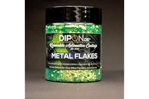 DIPON.DE HIGH PERFORMANCE LIQUIDS & PIGMENTS Effektpigment 3D Tashmarine Flake Glitter Polyester EFfekt Farbpigment für Epoxidharz Resin Epoxy Autolack Aquarell Seife Kunst Geode
