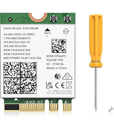 Antenne WiFi Bingfu 8dBi Dual Band 2.4/5.8GHz + Cavi IPEX Per Schede M.2 Intel AX200/AX210 - Kit Upgrade WiFi PC - Foto 2