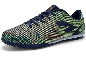 Hsnava Football Boots Boys FG/TF Soccer Cleats Shoes for Trainers Kids 1UK Child-6.5UK