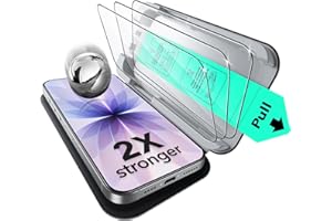 ESR do iPhone 17 i iPhone 16 Pro szkło pancerne 3 sztuki [szybka instalacja w 3 sekundy], ochrona wojskowa, twardość 9H, szkło hartowane na całej powierzchni do iPhone 17 / iPhone 16 Pro z UltraFit