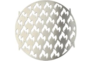 Grillrost.com Das Original Insert à Griller en Acier Inoxydable adapté au système Weber GBS | avec Design de Flamme - Extra Fort 4mm