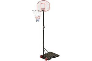 NORTHERN STONE Canestro da basket regolabile in altezza per junior, supporto da basket portatile indipendente per bambini