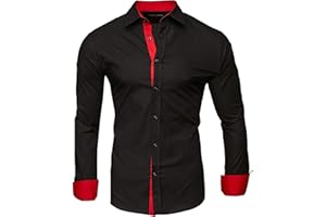 Kayhan Originale Uomo Camicia Slim Fit Facile Stiro Cotone Maniche Lungo S M L XL XXL 2XL - 6XL Modello Twoface