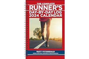 The Complete Runner's Day-by-Day Log 2024 12-Month Planner Calendar