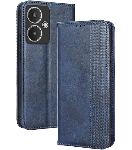 FMPCUON Custodia Flip In Pelle Per Xiaomi Redmi 12C, Cover A