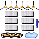 HALIEVE Filter Bürste Ersatzteile Zubehör Set für Ecovacs DEEBOT N79 N79S Yeedi K600 K700 Staubsauger Roboter (15 Stück)