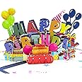 Pop Up Card Unique Style 3D Handmade Happy Birthday Greeting Cards with Envelope for Men, Women,Mother, Her, Friends, Girls and Boys, Express Special Love (Happy birthday)