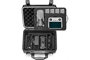 LEKUFEE Custodia Rigida per DJI Air 2S Drone/Mavic Air 2 Drone Combo Quadcopter con DJI RC Pro o DJI Smart Controller e Accessori [solo Custodia]