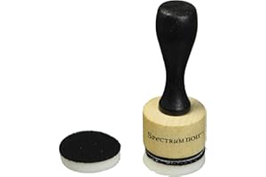 Spectrum Noir Mischwerkzeug, rund, 3 Stück, Holz/Weiß