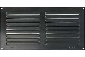 Amig - Rektangulärt aluminiumgaller - Luftutloppsventiler - Idealisk för köks- och badrumstak - Mått 150 x 300 mm