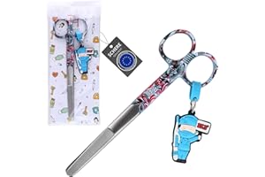 Ph Pro Heat Verbandschere Pflege für krankenschwester- Medizinische Schere aus Edelstahl - Erste Hilfe Schere mit Gravur – Verbandsschere Stumpfe Spitze Rot und Schwarz.