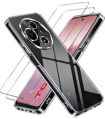ELECTRO-WEIDEWORLD Cover per TCL 50 PRO NXTPAPER 5G/TCL 50 NXTPAPER 5G + [2 Pezzi] Vetro Temperato, Ultra Sottile Antiurto Morbido Silicone TPU Custodia Protettiva Case