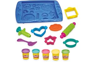 Play-Doh Kitchen Creations Cookie Creations lekset, konst- och pysselset för barn, förskolelek, livsmedelsleksaker, påskpresenter för flickor och pojkar, från 3 år (Amazon Exclusive)