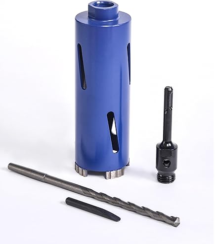 M22 Nat/Droog Boorkroon | L200mm ⌀82mm | met SDS Plus Adapter | 10mm Segment | Turbo Diamantboorkroon Dozenboor Kernboorkroon voor Kernboormachines voor Beton Gewapend Beton Metselwerk Graniet Marmer M22 Nat/Droog Boorkroon | L200mm ⌀82mm | met SDS Plus Adapter | 10mm Segment | Turbo Diamantboorkroon Dozenboor Kernboorkroon voor Kernboormachines voor Beton Gewapend Beton Metselwerk Graniet Marmer