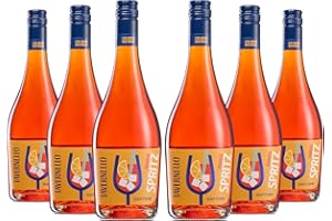 Tavernello Spritz Orange, Spritz Aperitivo Pronto da Bere con Note di Agrumi Siciliani ed Erbe del Mediterraneo, 6.5% Vol, Confezione da 6 Bottiglie da 750 ml