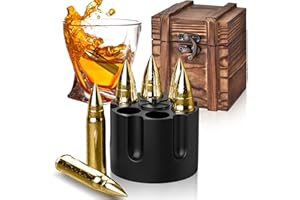 OAKSEA Whiskey Stones Gifts for Men Him Dad Grandad, Christmas Whisky Stone Gift Set for Husband Grandad Boyfriend, Whisky Reusable Ice Cubes for Bourbon, Xmas Secret Santa Present Stocking Fillers