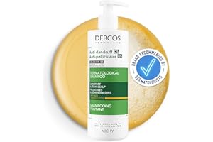 Vichy Dercos Anti-Dandruff and Anti-Itch Shampoo for Dry Hair and Scalp 390ml