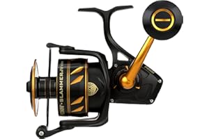 PENN Slammer IV Moulinet à lancer en eau salée - Entièrement en métal - Bateau, rive, kayak