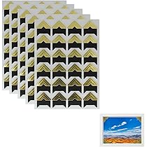 120 Adesivi Angolari Per Foto Feelorna - Neri, 1.5x1.5 Cm, Per Album, Scrapbook E Diari