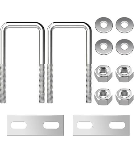 Lot De 2 Anneaux Tige Filetée Bois – Inox A4, 60mm, Diamètre 8mm, FP INOX
