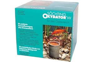 SÖCHTING BIOTECHNIK Söchting Oxydator W | Sauerstoffgenerator für Teiche bis 4000 Liter | Effektive Belüftung und Wasseraufbereitung für gesundes Teichwasser & Fischtleben