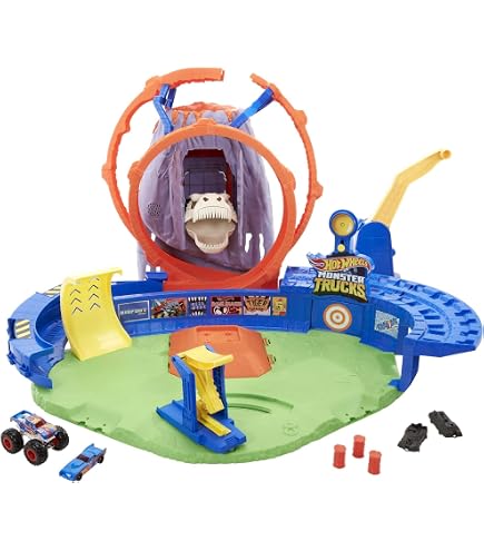 Ensemble T-Racers Pirate Shark Playset véhicule exclusif coffret de jeu Ensemble T-Racers Pirate Shark Playset véhicule exclusif coffret de jeu