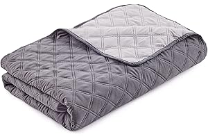 HOMELEVEL Bedspread Bed & Sofa Throw Bed Cover Sofa Day Blanket Bed Cover XXL Blanket Throw (240cm x 220cm, Grey/Dark Grey)