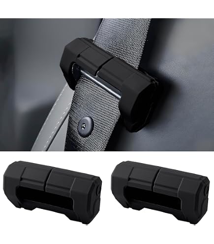 2 clip per cintura di sicurezza con 1 accessorio divertente per auto. Cinghia per auto, fibbia di sicurezza, adatta a tutte le dimensioni e può essere