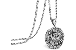 Speroto Zodiac Necklace - Stainless Steel 12 Constellation Necklace for Men/Women Matching Necklaces - Horoscope Astrology 3D Embossed Pendant Necklace - Gifts for Women and Men