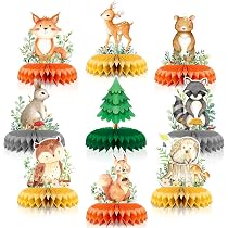 18 Decorazioni Da Soffitto A Forma Di Animali Del Bosco – Festoni A Spirale Per Feste A Tema Foresta
