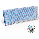UrChoiceLtd® Ajazz Geek AK33 Backlit Usb Wired Gaming Mechanical Keyboard Blue Black Switches for Office, Typists and Play Ga