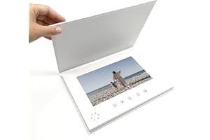 Talking Print 10" Video Brochure, A4 Hard Backed, Upload Your Own, HD Screen, 4GB memory (A4)