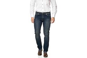 BARBONS Herren Jeans - Regular-Fit Stretch - Hochwertige Straight Jeans Herren Hose - Business Anzug Freizeit