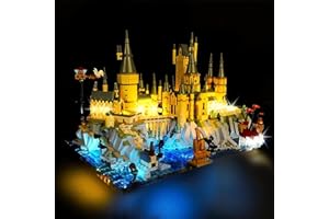 Kyglaring LED Lighting Kit (No Model) - Compatible with Lego-76419 Harry Potter Hogwarts Castle and Grounds Building Blocks Model Set - Only Leds No Brick Set (Classic Version)