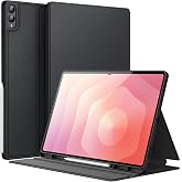 JETech Case for Samsung Galaxy Tab S12 Ultra/S11 Ultra, Black | Multi-Angle Stand, with S Pen Stand, Slim Protective Case, Au