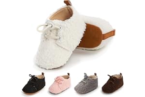 EDOTON Stivali Invernali per Bambino, Unisex Neonato Carino Suola Antiscivolo Stivali Scarpe in Cotone Spesse Scarponi da Neve